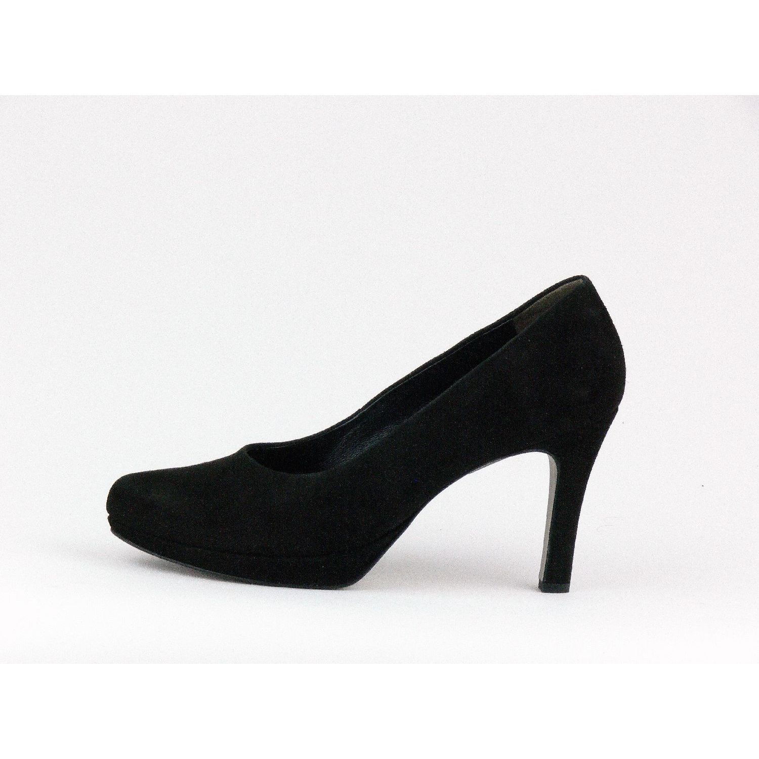 Paul Green PaulGreen plateau pump suede zwart online kopen. | G-Level