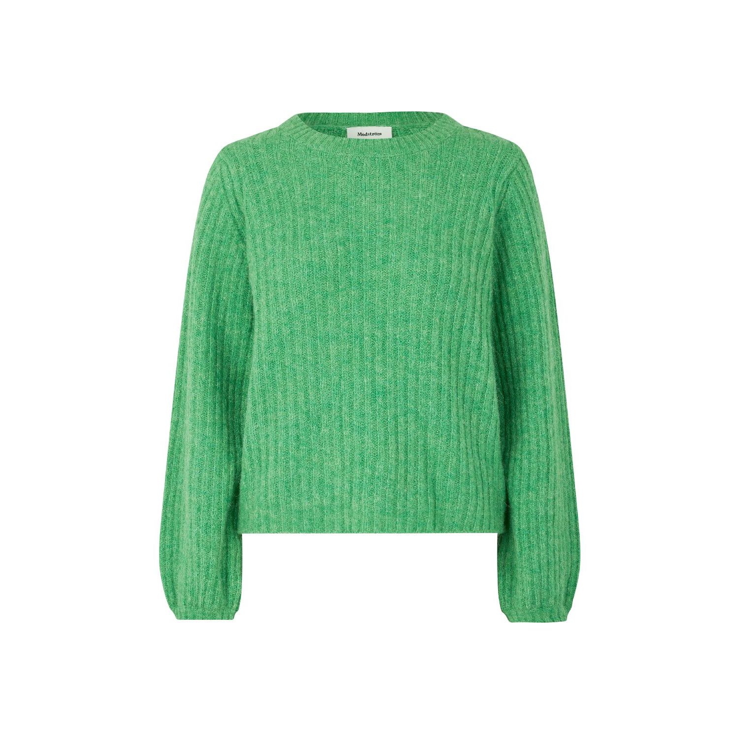 Modstrom goldie o neck knit trui faded green online kopen G Level
