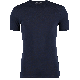 Garage tshirt deep o-neck body fit s/sl blauw