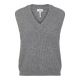 Object objmalena s/l knit waistcoat medium grey me
