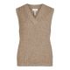 Object objmalena s/l knit waistcoat fossil