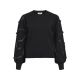 Object objdidi l/s o-neck knit pullover black