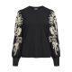 Object objcaroline joana l/s top black sandshelle