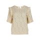 Object objcila s/s knit pullover sandshell