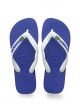 Havaianas brasil logo slipper marine blue / white