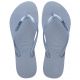 Havaianas slim logo metallic ashley blue