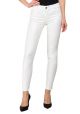 Replay new luz ankle zip power stretch jeans wit