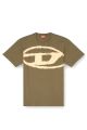Diesel t-boxt bleach t-shirt groen