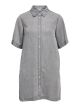 Object objframe denim dress noos light grey denim