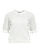 Object objfrima s/s re knit top cloud dancer