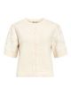Object objjane 2/4 re knit cardigan white sand