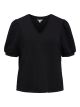 Object objandrea s/s re v-neck top noos black