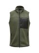 Peak Performance pile vest bodywarmer pine needle