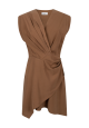 Aaiko dress Leny tencel ten hazelnut