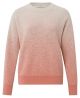 Yaya dip dye sweater l/s crabapple red dessin