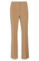 Yaya woven flare trousers indian tan sand