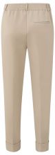 Yaya scuba straight trousers elastic band beige