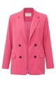 Yaya fake double breasted blazer party punch pink