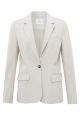 YAYA jersey tailored slim fit blazer beige