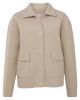 Yaya knitted jacket w/ pockets and buttons beige