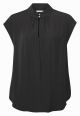 Yaya woven sleeveless top bristol black