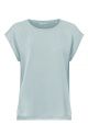 YAYA fabric mix top sleeveles pearl blue