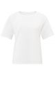 YAYA t-shirt with braided detail pure white