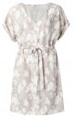 Yaya woven belted dress with floral print