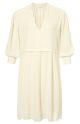 Yaya dress 3/4 sleeves structured canoli cream