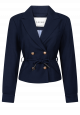 Aaiko mika pes jacket dark navy