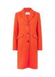 Modstrom pamela coat bright cherry