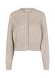 Modstrom pammiemd cardigan beige speckle