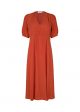 Modstrom ravenMD long dress burnt rose