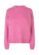 Modström valentina o-neck sweater cosmos pink