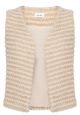 Aaiko narin wool pes gilet moon shell