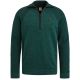 Cast Iron half zip collar cotton plated pine