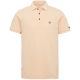 Cast Iron s/s polo cotton pique bleached apricot