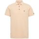 Cast Iron s/s polo cotton pique bleached apricot