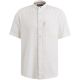 Cast Iron s/s shirt cotton linen twill snow white