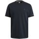 Cast iron ss r-neck rf single jersey dark sapphire
