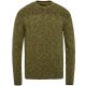 PME Legend r-neck cotton mouline trui willow geel