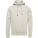 PME Legend hooded brushed soft fleece bone white