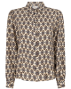 Aaiko pillar scratched blouse cream