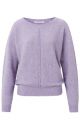 YAYA boatneck sweater ls rose purple