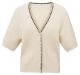 YAYA Cardigan with stitch detail summer sand