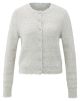 YAYA Vest met subtiele boorddetails cloud grey mel