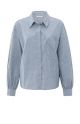 YAYA Gestreepte blouse vintage blue dessin