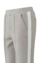 YAYA scuba trousers with stripe detail paloma grey