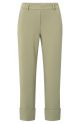 YAYA Jersey tailored trousers soft green