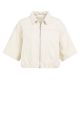 YAYA Denim look jacket cloud creme white